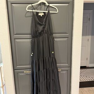 Dolan Black Backless Maxi Dress